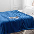 NANPIPER Fleece Throw Blankets Royal Blue - NANPIPERHOME