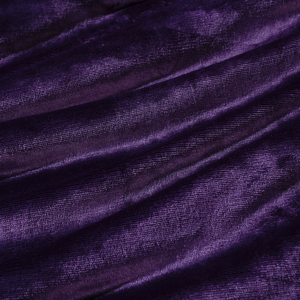 Sherpa Edge Blankets Purple - NANPIPERHOME
