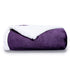 Sherpa Edge Blankets Purple - NANPIPERHOME