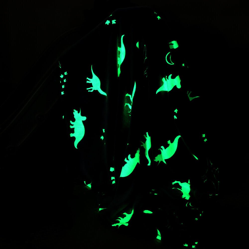 Glow in The Dark Blanket Dinosaur Gift - NANPIPERHOME