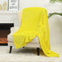 Throw Blankets Yellow - NANPIPERHOME